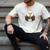 Introvert Eagle And Coffee Lovers Men's Comfort Colors T-Shirt Ivory