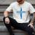 Jesus God Religious Man Of God Husband Dad Protector Men's Comfort Colors T-Shirt Ivory