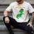 Kids Cute Graduation Dinosaur Smarty Saurus Kinder VPK Pre-k Grad Men's Comfort Colors T-Shirt Ivory