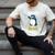 Kids Kindergarten Dabbing Penguin Nailed It Graduation Class 2021 Men's Comfort Colors T-Shirt Ivory