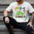 Kids Pre-K Graduate Brontosaurus Dino Pre Kindergarten Graduation Men's Comfort Colors T-Shirt Ivory
