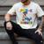 Kids Pre-K Graduate Dinosaur T-Rex Pre Kindergarten Graduation Men's Comfort Colors T-Shirt Ivory