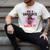 Kids Pre K Graduation Flossing Girl Nailed It Graduate Girls Men's Comfort Colors T-Shirt Ivory