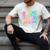 Library Book Fair Vibe Tie Dye School Reading Nostalgic Men's Comfort Colors T-Shirt Ivory