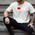 I Love My Social Anxiety Heart Humor Introvert Statement Men's Comfort Colors T-Shirt Ivory