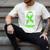 Lymphoma Cancer Awareness Lime Green Ribbon Dad's Fight Men's Comfort Colors T-Shirt Ivory