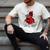 Marvel Super Heroes Pets Deadpool Loves Dogpool Dog Dad Men's Comfort Colors T-Shirt Ivory