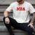 MBA When Your BS Can't Take You Any Further Shirt Graduation Men's Comfort Colors T-Shirt Ivory