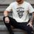 Meowdy Cat Cowboy Western Graphic Cat Lady Cat Dad Men's Comfort Colors T-Shirt Ivory