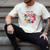 Nostalgia Love Tees -Adults Small Casual Festive Classic Fit T-Shirt Round Neck Straight Fit Collarless Short Sleeve Solid Lightweight Men's Comfort Colors T-Shirt Ivory