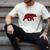 PAPA Bear Men Red Plaid Christmas Pajama Family Dad Small Men's Comfort Colors T-Shirt Ivory