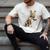 Pitbull I Love Dad Pit Bull Terrier Pettie Dog Owner Father Men's Comfort Colors T-Shirt Ivory
