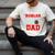 Proud Bowling Dad Of A Bowler Dad Bowling Father Men's Comfort Colors T-Shirt Ivory