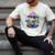 Psychedelic Alien Mushroom Nostalgia Groovy Vibe Hippie Men's Comfort Colors T-Shirt Ivory