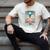 The Reader Bookish Cute Spooky Ghost Reading Book Tarot Card Men's Comfort Colors T-Shirt Ivory