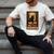 The Reader Cat Book Reading Halloween Tarot Card Men's Comfort Colors T-Shirt Ivory