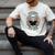 Reader Skeleton Read Books Be Kind Stay Weird Men's Comfort Colors T-Shirt Ivory
