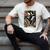 The Reader Tarot Card Skeleton Reading Book Bookworm Bookish Men's Comfort Colors T-Shirt Ivory