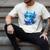 Readsolotl Blue Kawaii Axolotl Book Lover Reading Men's Comfort Colors T-Shirt Ivory