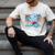 Readsolotl Blue Kawaii Axolotl Book Lover Reading Retro Men's Comfort Colors T-Shirt Ivory