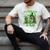 Retro Book Lucky Reading Teacher St Patrick's Day -Adults Small Cotton Blend Polyester Blend Short Sleeve Men's Comfort Colors T-Shirt Ivory