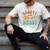 Retro Groovy Daddy Matching Family Birthday Party Men's Comfort Colors T-Shirt Ivory