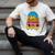 Retro Ice Cream Drip Softball Dad Game Day Dad Father's Day Men's Comfort Colors T-Shirt Ivory
