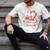 Ribbon Blood Cancer Angel Memory Support Dad Mom Red Men's Comfort Colors T-Shirt Ivory