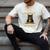 i Have Selective Hearing Cat Coffee Books Retro Men's Comfort Colors T-Shirt Ivory