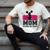 Senior Cheerleader Mom Cheer Class Of 2025 Graduation Women Men's Comfort Colors T-Shirt Ivory