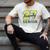 Senior Class Of 2027 Graduation Yellow And Blue On The Back Premium Tri-Blend Men's Comfort Colors T-Shirt Ivory