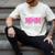 Senior Mom Class Of 2026 Pink Coquette Bow Graduation Men's Comfort Colors T-Shirt Ivory