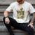 Skeleton Book Floral Skull Halloween Teacher Costume Men's Comfort Colors T-Shirt Ivory Skeleton Book Floral Skull Halloween Teacher Costume Men's Comfort Colors T-Shirt Ivory