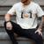 Skeleton Reading Book In Hammock Halloween Reader Men's Comfort Colors T-Shirt Ivory