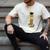 SmileteesGrad Llama Graduation T-Shirt Men's Comfort Colors T-Shirt Ivory