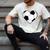 Soccer Ball Heart Idea For Mom Dad Kids T-Shirt Men's Comfort Colors T-Shirt Ivory