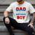 Spider Web Birthday Party Dad Of The Birthday Boy Men's Comfort Colors T-Shirt Ivory