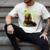 Star Wars The Book Of Boba Fett Neon Boba Fett Lives Poster Men's Comfort Colors T-Shirt Ivory