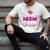Super Proud Mom Of 2025 Graduate Senior Graduation Family Men's Comfort Colors T-Shirt Ivory