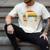Test Day No Probllama Silhouette Teacher Student Graduation Men's Comfort Colors T-Shirt Ivory
