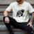 Toilet Clogging Champion Dad Joke Raccoon Trash Panda Men's Comfort Colors T-Shirt Ivory