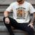 History Month Teacher Reading Book Lover Floral Stack Premium Tri-Blend Men's Comfort Colors T-Shirt Ivory