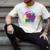 Totally 80's Tie Dye Retro Vibes 1980s Style Nostalgia Men's Comfort Colors T-Shirt Ivory