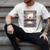 Totally Weird Tees Cat Library Book Reading Literary Men's Comfort Colors T-Shirt Ivory