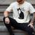 Tuxedo Cat Dad Cat Dad Tuxedo Cat Dad Men's Comfort Colors T-Shirt Ivory