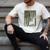 US Flag Deer Elk Buck Camoflage Hunting Hunter Dad Grandpa Men's Comfort Colors T-Shirt Ivory