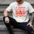 My Valentine Calls Me Dad Retro Groovy Family Daddy Papa Men Men's Comfort Colors T-Shirt Ivory