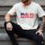 Veteran Dad Like A Normal Dad But Cooler American Flag Men's Comfort Colors T-Shirt Ivory