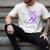 I Wear Purple In Memory Of My Brother Overdose Awareness Men's Comfort Colors T-Shirt Ivory