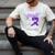 I Wear Purple In Memory Of My Husband Overdose Awareness Men's Comfort Colors T-Shirt Ivory I Wear Purple In Memory Of My Husband Overdose Awareness Men's Comfort Colors T-Shirt Ivory